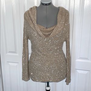 Sequined holiday top